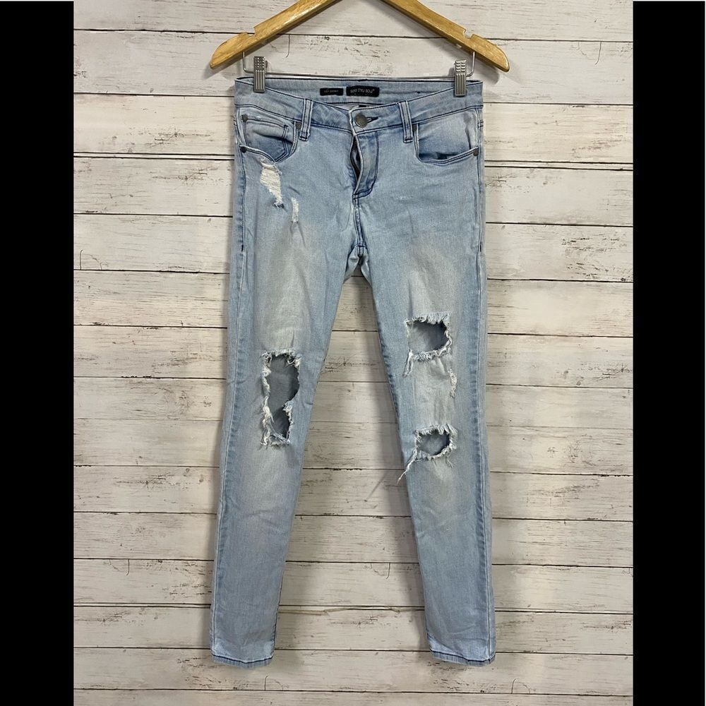 See Thru Soul Lily Skinny Jeans